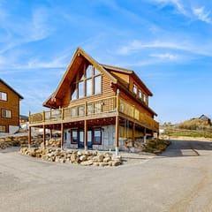 Cabin Overlooking The Harbor